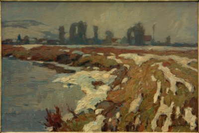 Thaw on the Lahn by Otto Ubbelohde